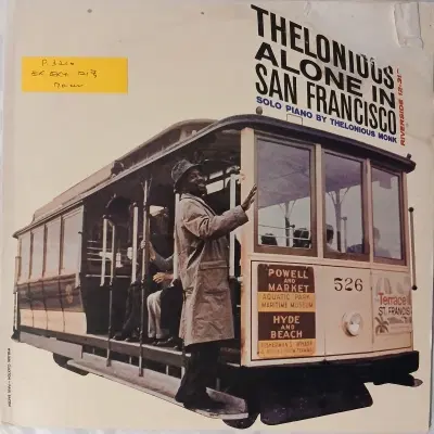 [수입 중고 LP]  Thelonious monk  Alone in San Francisco