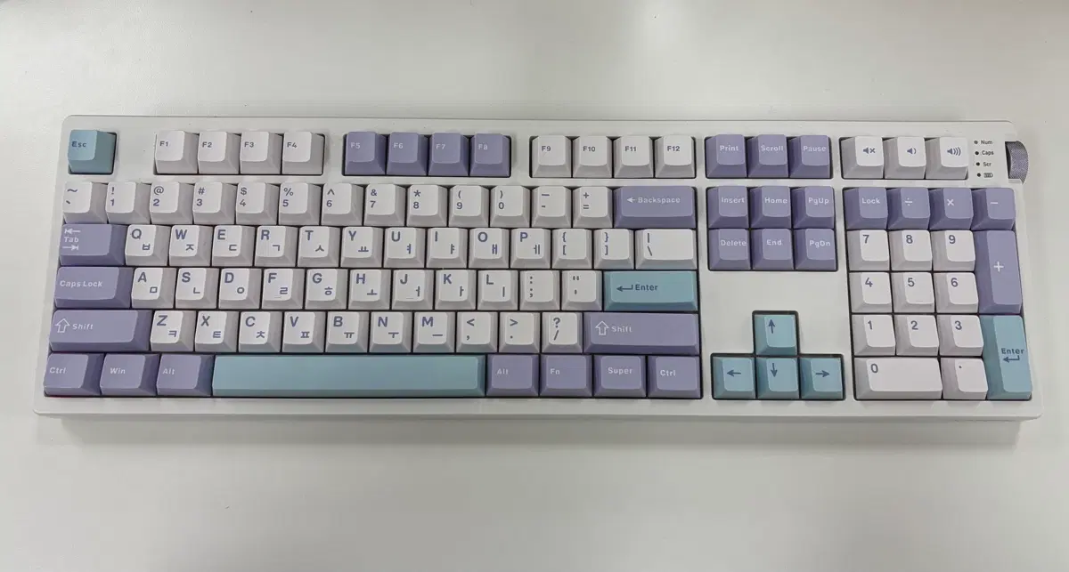 앱코 키보드 벚꽃축 블루 A108K