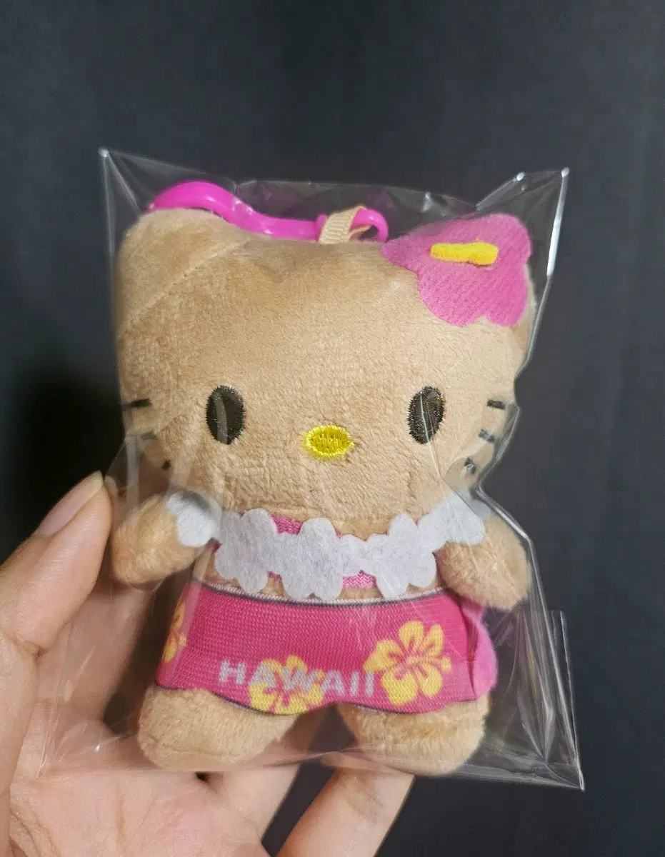 산리오 태닝 헬로키티 인형 키링