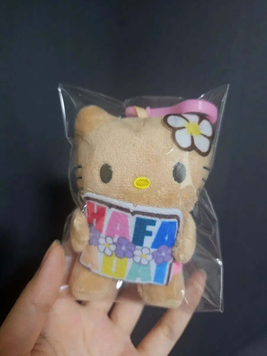 헬로키티 하와이 키링 인형