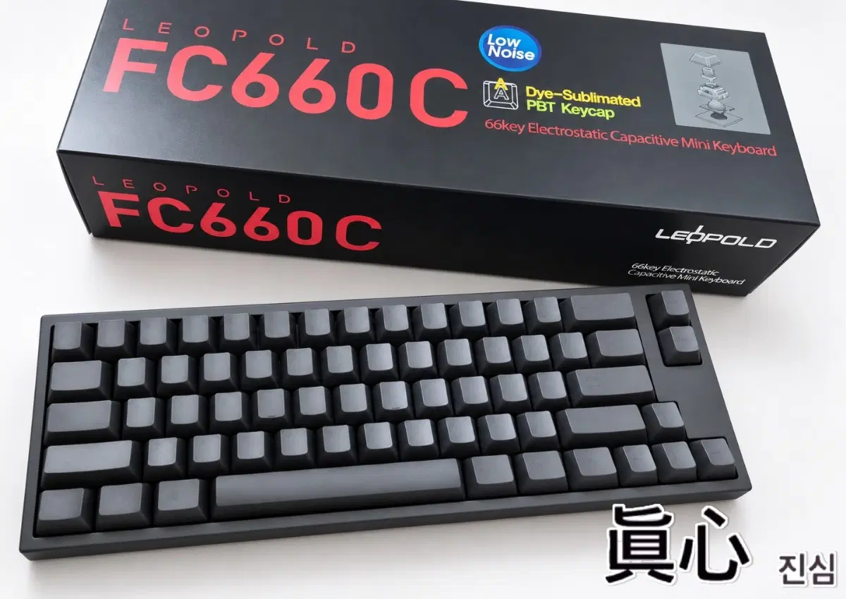 (*단종) 레오폴드 3세대 fc660c 토프레 저소음 45g 무접점 키보드