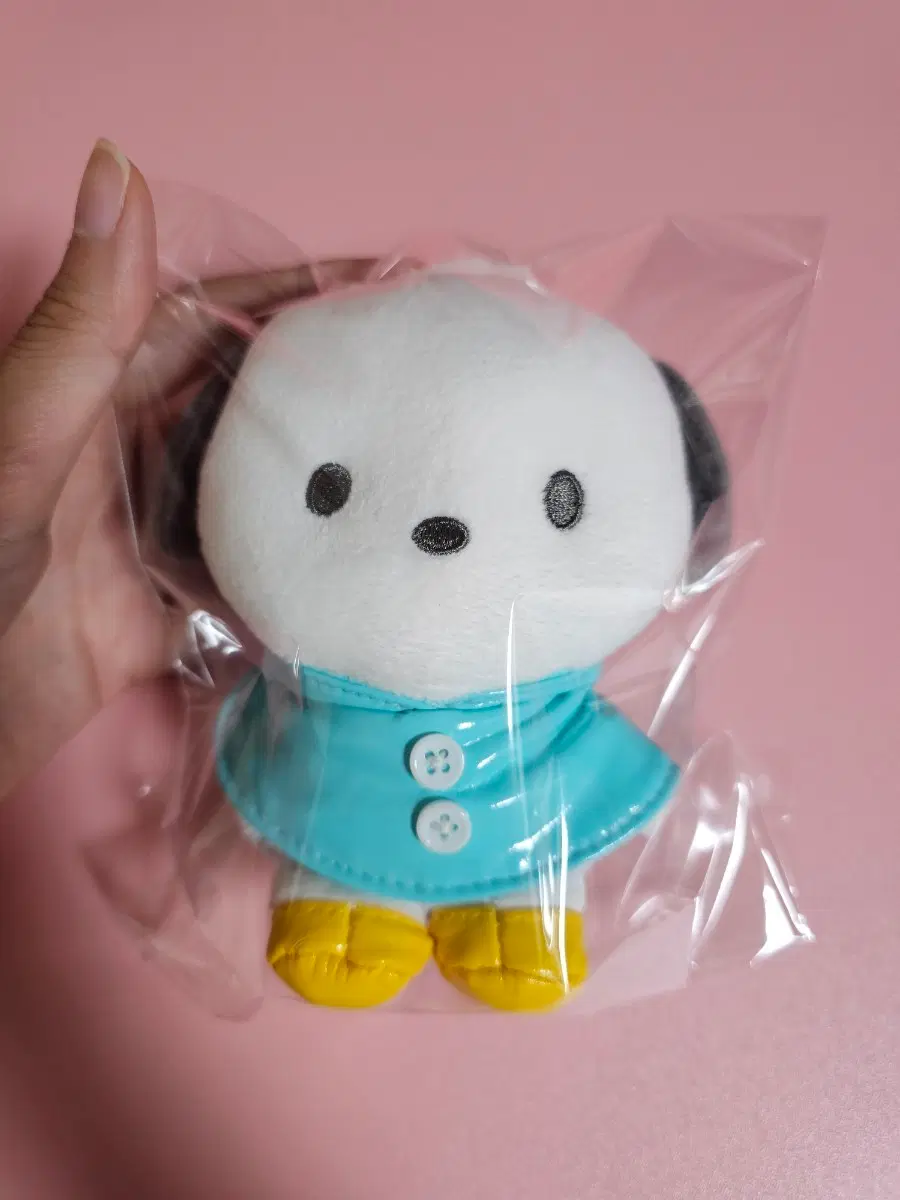 산리오 포차코 우비 인형 키링