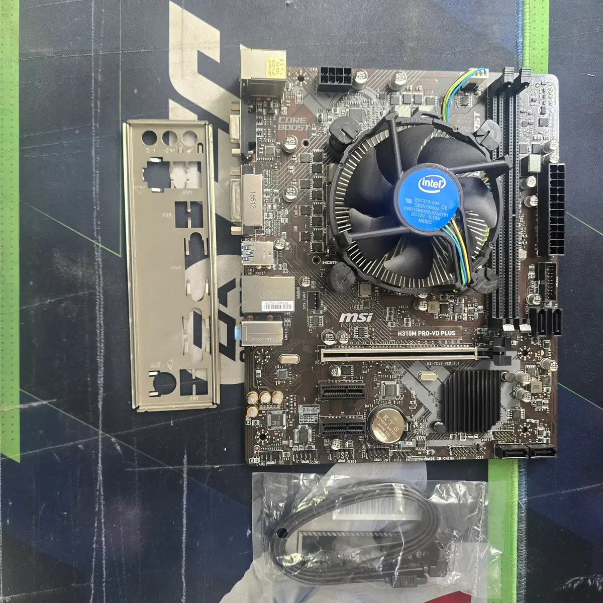 부품-INTEL I5 9400F + MSI H310M PRO-VD PLUS +정품 쿨러