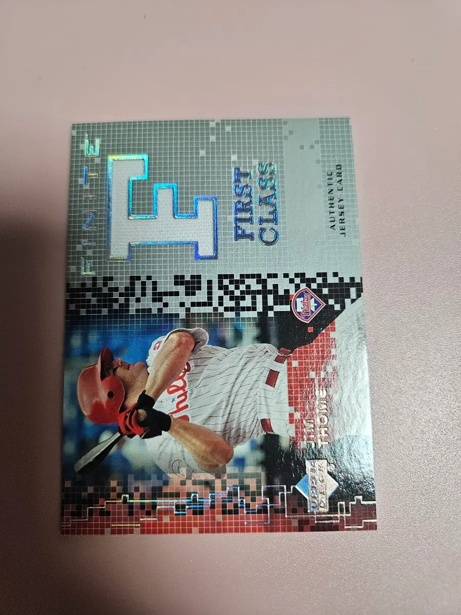 필라델피아 HOF)짐 토미 2003 Upper Deck 저지 카드