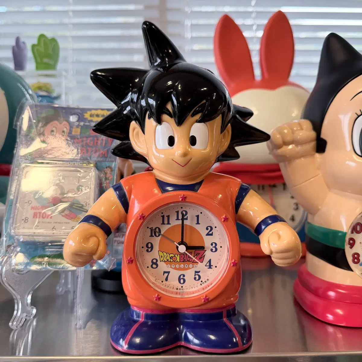 [희귀/레어][정크품] 90s 빈티지 드래곤볼 손오공탁상알람시계