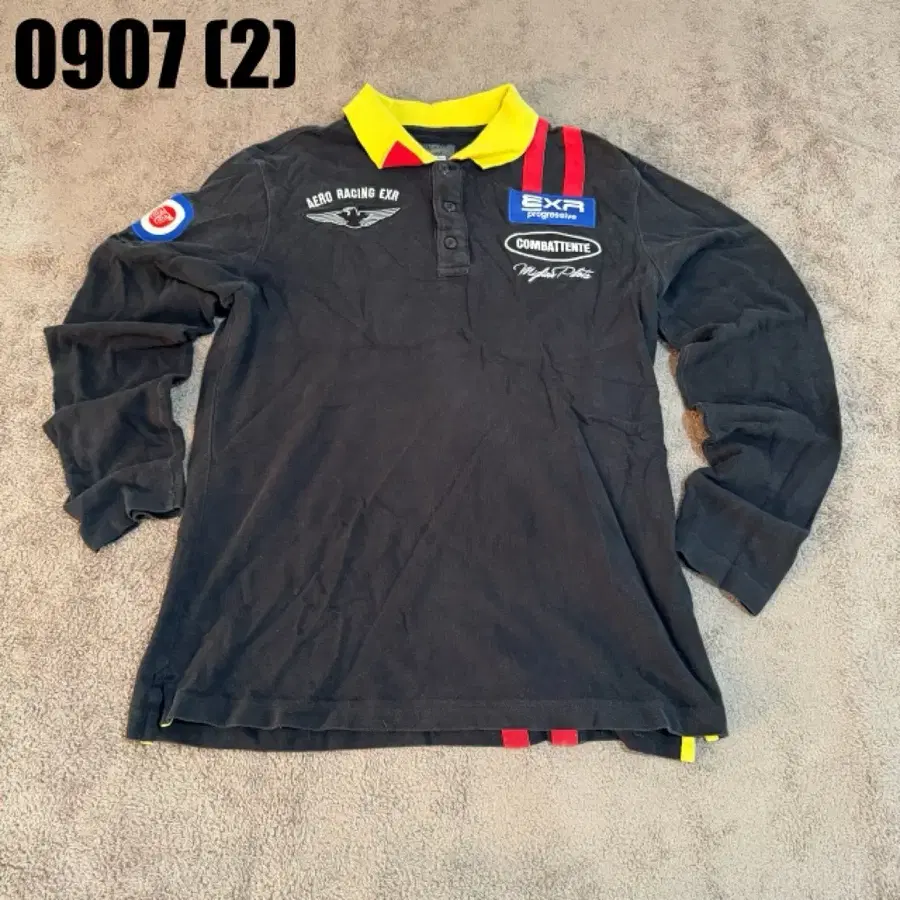 AERO RACING EXR 롱슬리브 폴로티