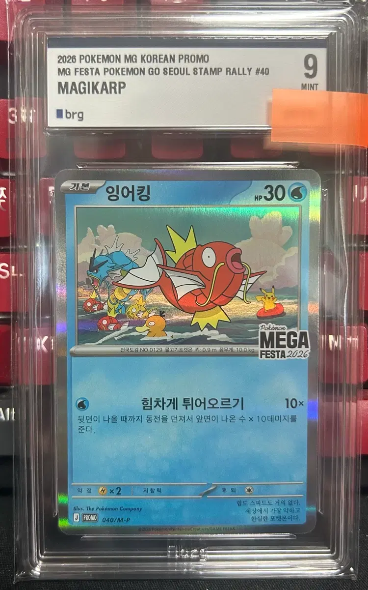 메가페스타 잉어킹 프로모 BRG9 팝니다!
