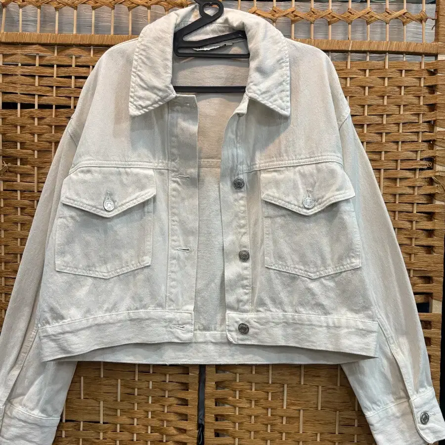 ZARA 면 자켓