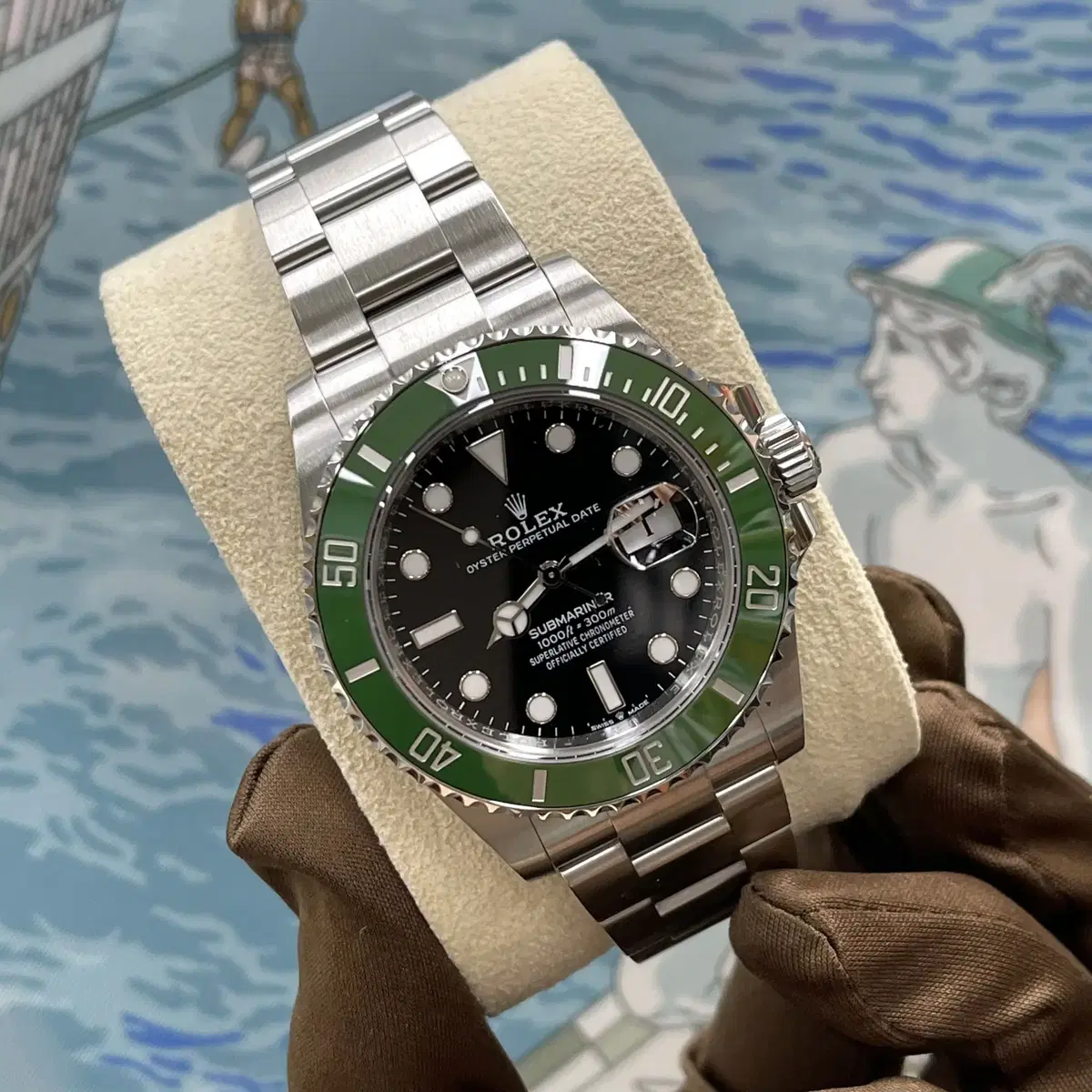 롤렉스 서브마리너 데이트 41mm 그린 126610LV