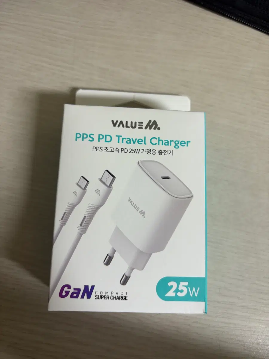 VALUE M PPS PD 25W 여행용 충전기