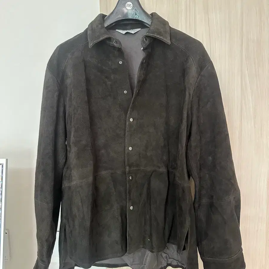 ANCELLM 안셀름 26aw GEEP LEATHER OVER SHIRT