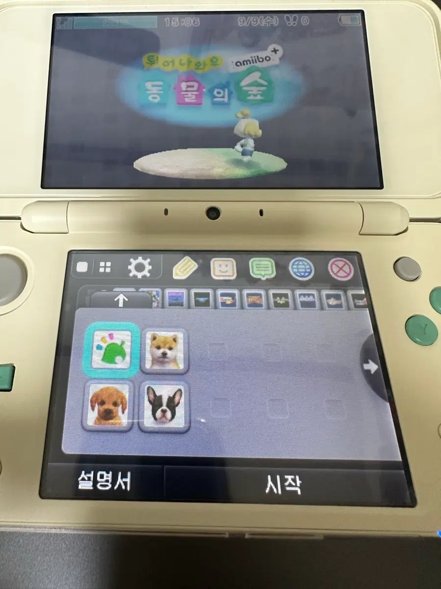 닌텐도 2ds xl 동물의숲 에디션
