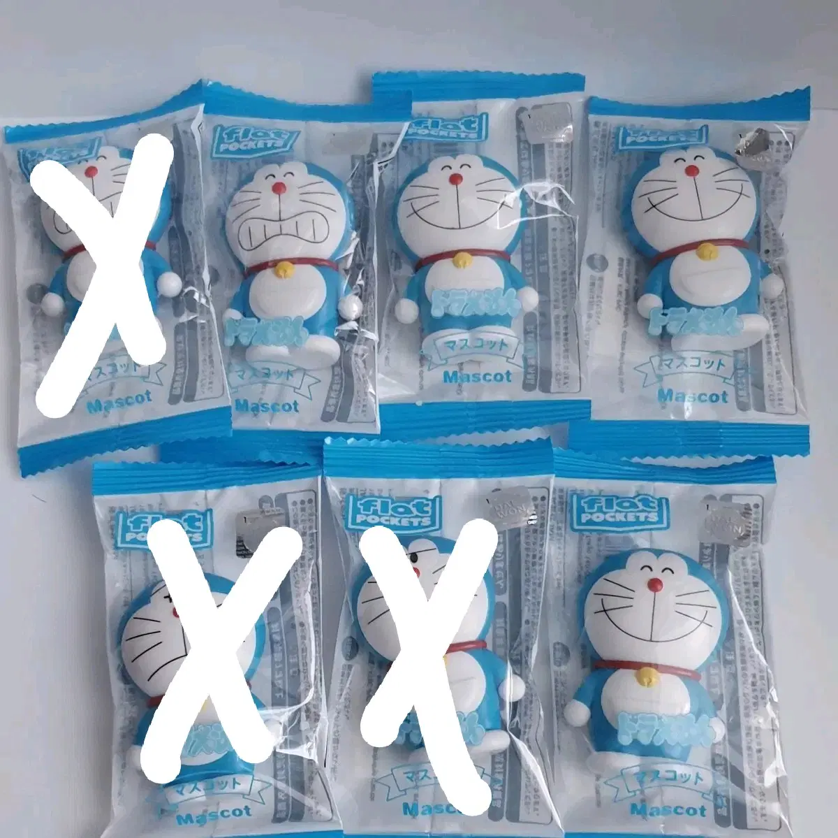 [미개봉] 도라에몽 납작 플랫 마스코트 피규어