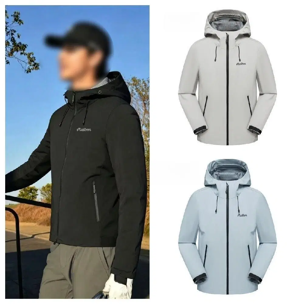 MALBON 말본 남성 후드 바람막이 점퍼 방풍