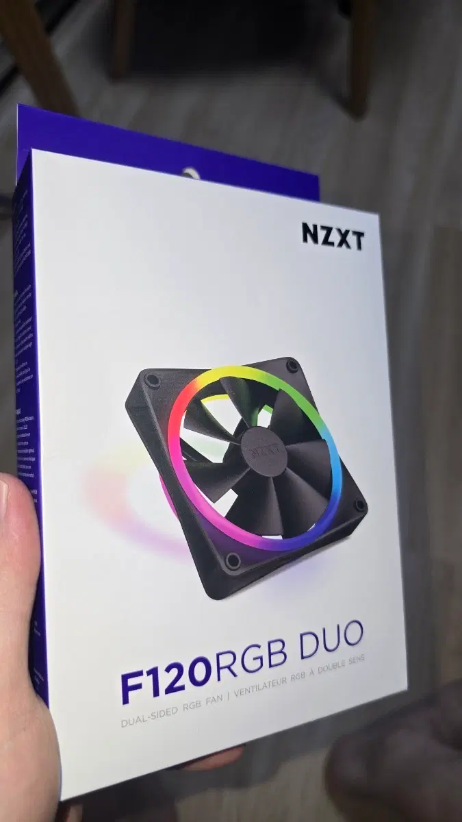 NZXT F120 RGB DUO (매트 블랙)