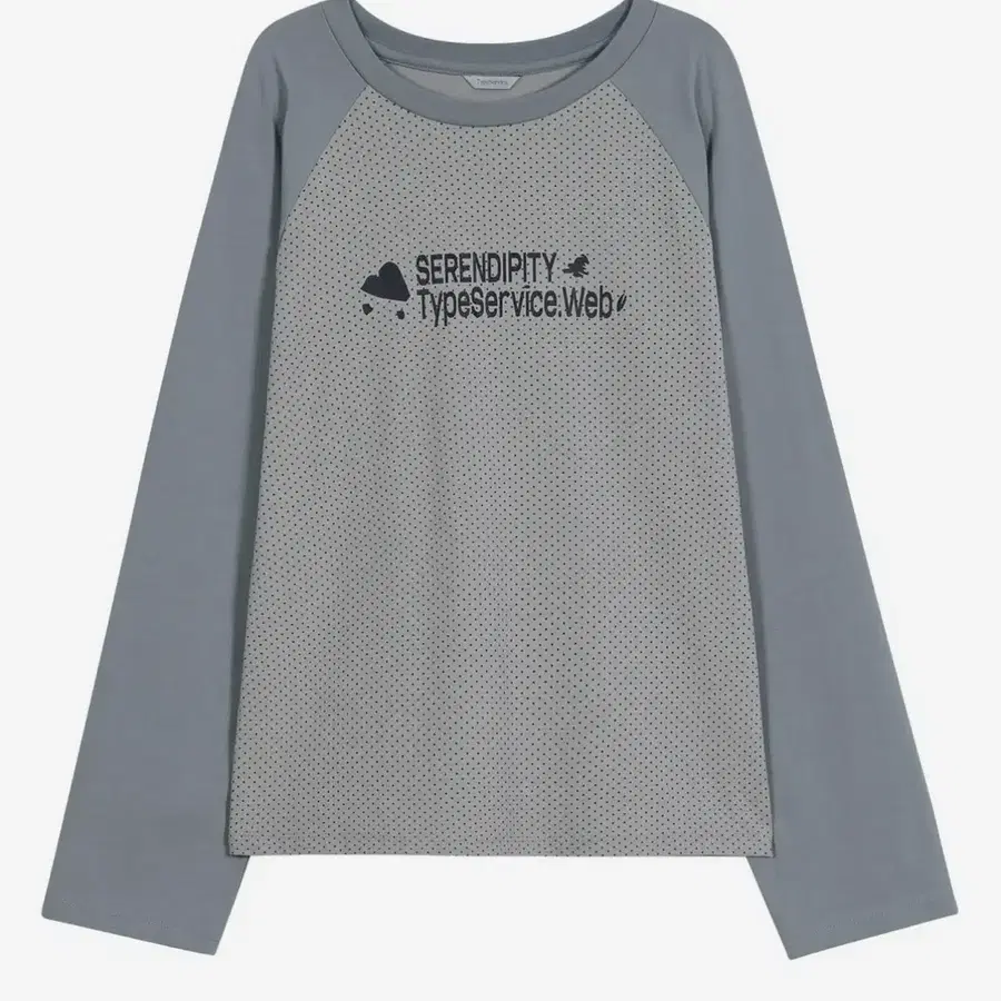 타입서비스 Dotted Raglan Top [Blue] 판매합니다