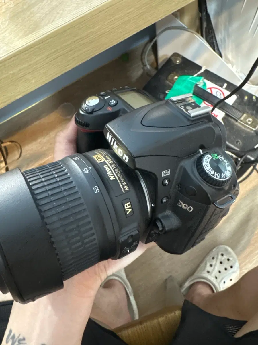 니콘 D90 DSLR 카메라 + 18-55mm 렌즈