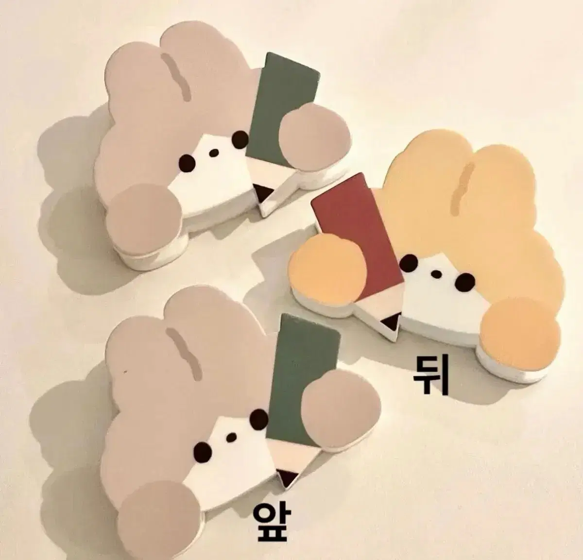 원가이하 | 베베 토끼 양면 집게 다꾸용 클립
