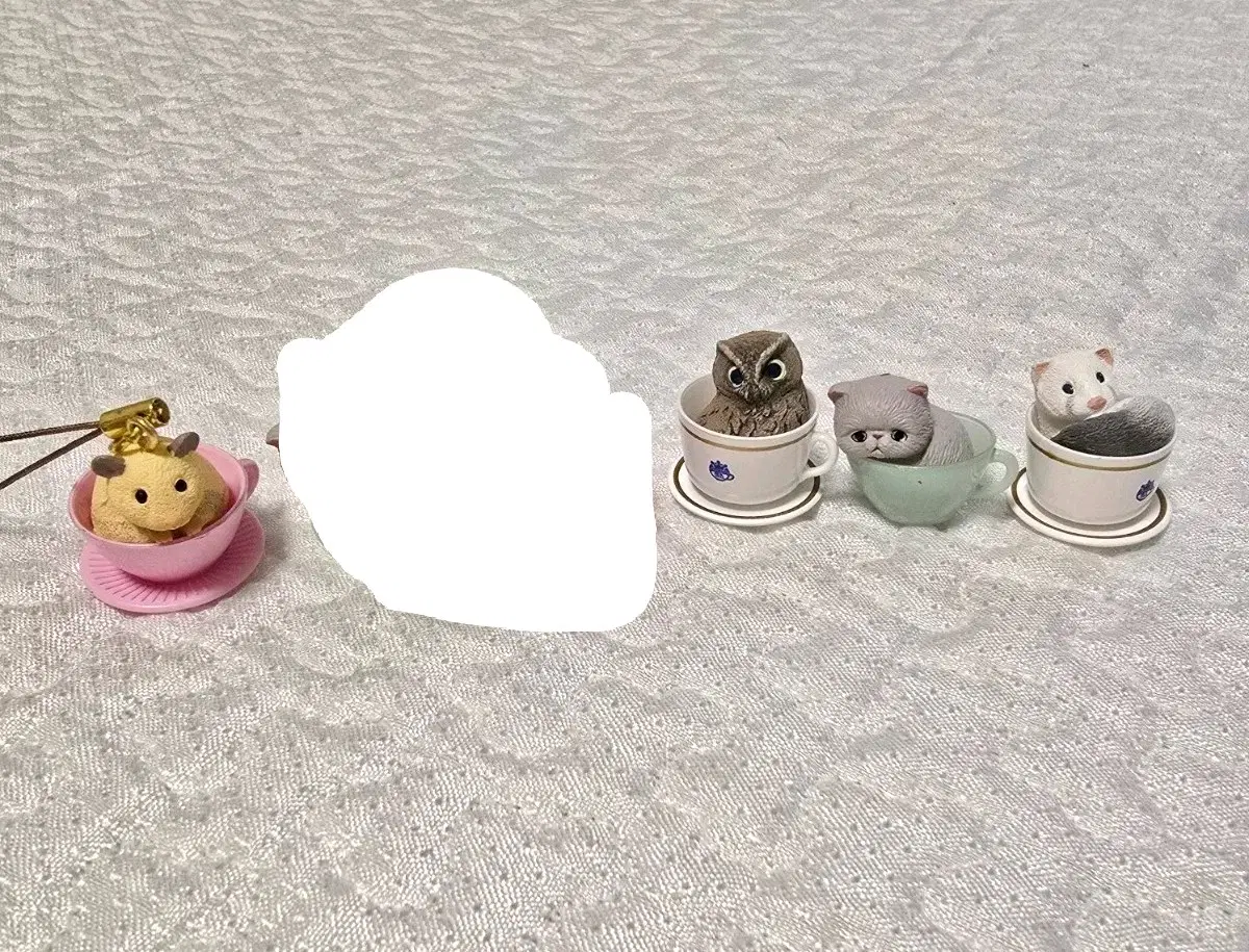 일괄) 티컵 동물 가챠 강아지 고양이 토끼 부엉이 족제비 페럿 햄스터