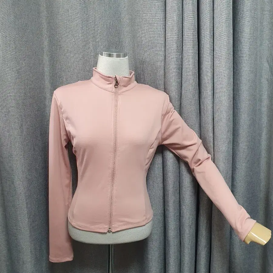 L핑크 필라테스 집업
