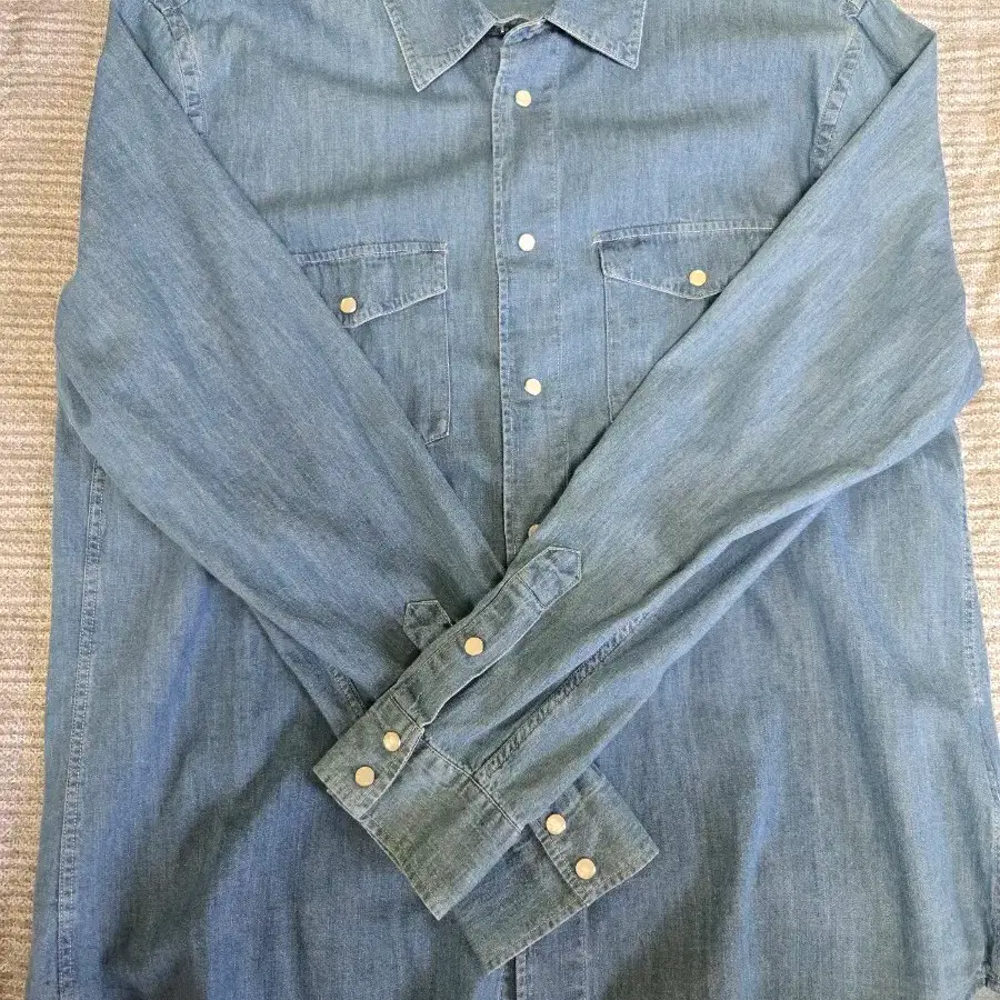 zara 자라 데님 웨스턴 셔츠 L