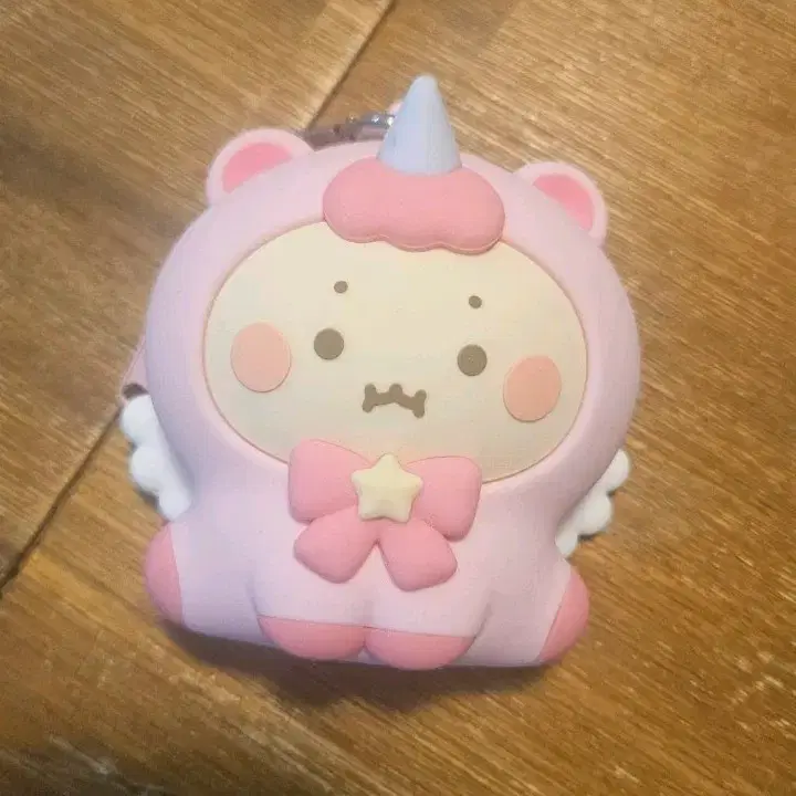 올영 올리브영 콜라보 증정 망곰 망그러진곰 유니콘 실리콘 미니 파우치 키링