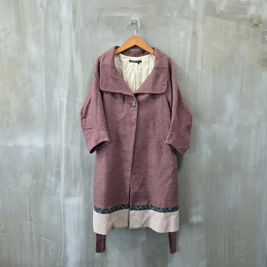 BCBGMAXAZRIA 카라 롱 코트/여성(L)/ST4149/새상품수준