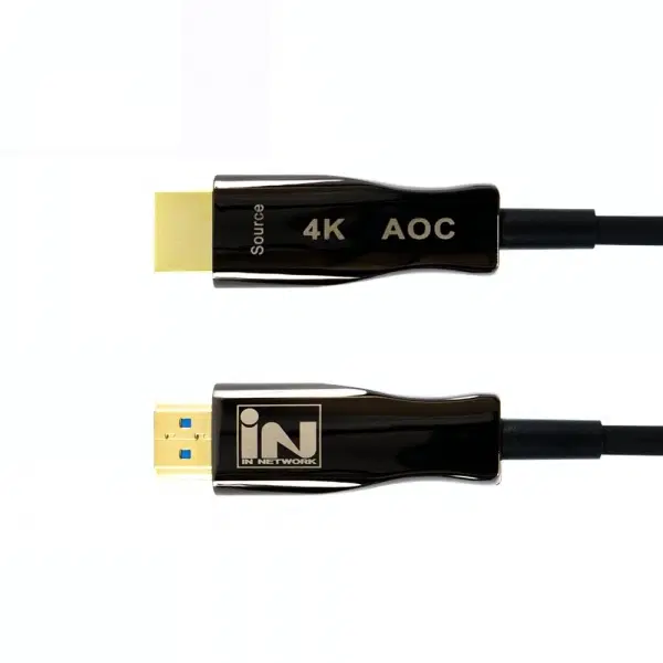 4K 해상도 HDMI 2.0 모니터 장거리 광 케이블 50m