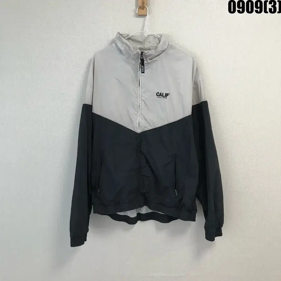 후아유 배색 바람막이 자켓 XL