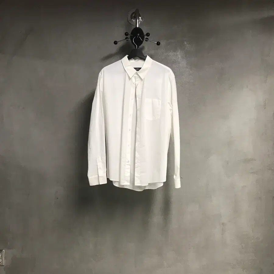 APC 아페쎄 셔츠 화이트 L