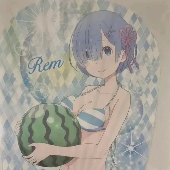 Re:zero/리제로 렘 미니 부채/우치와