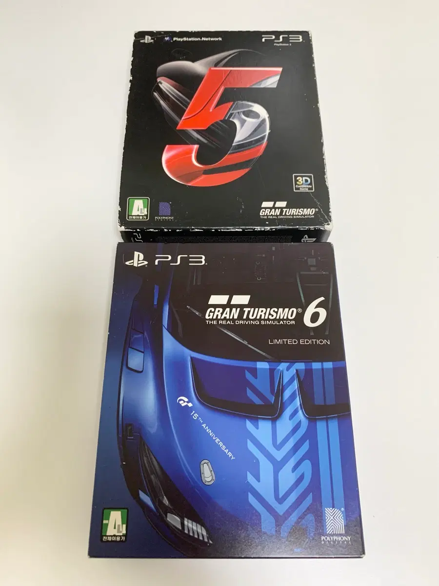 PS3 그란 투리스모 5, 6 리미티드 에디션