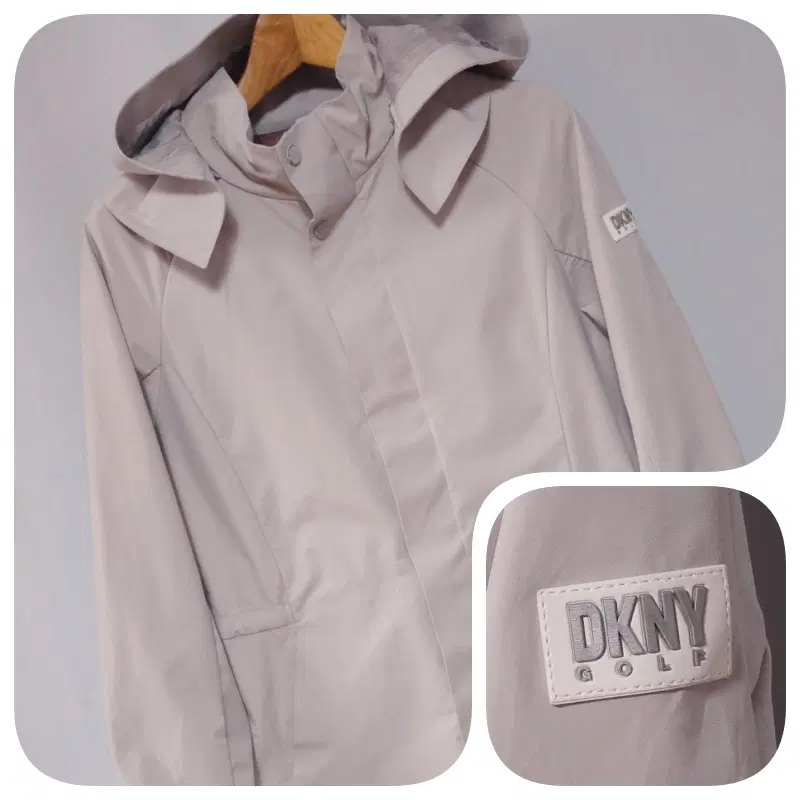 DKNY골프 바람막이 후드점퍼 여성100