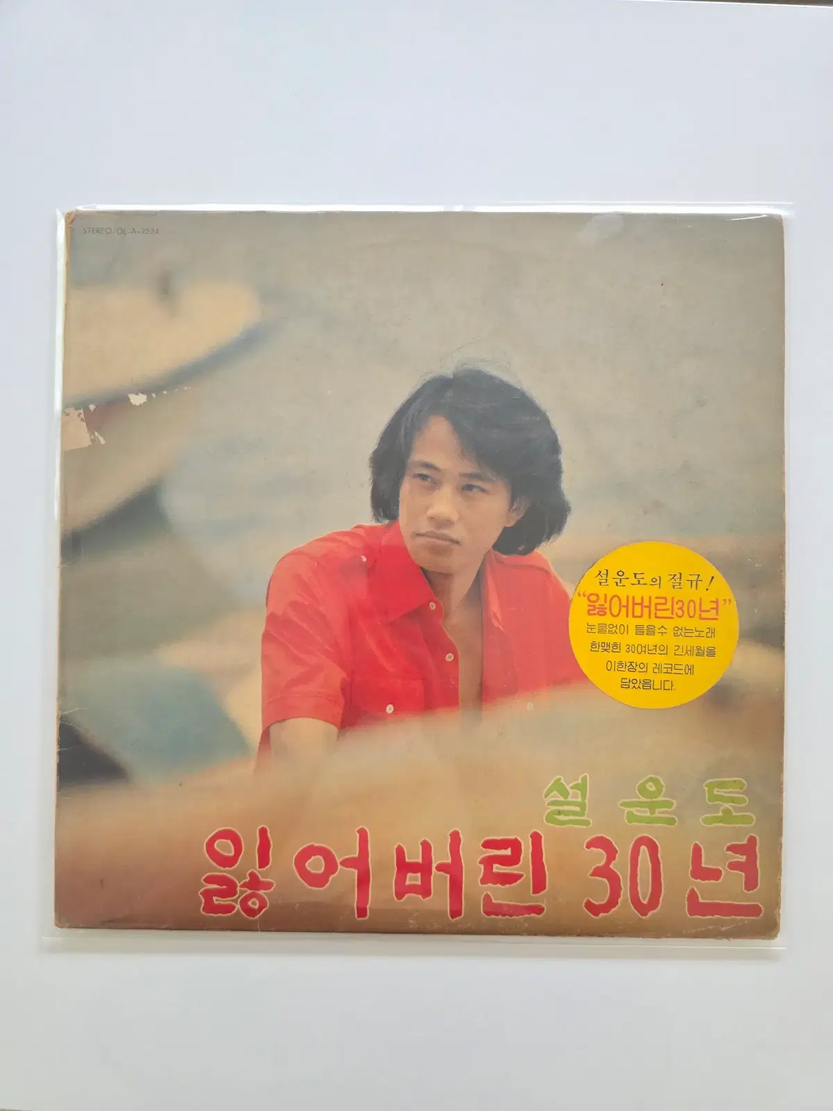 설운도 LP / 잃어버린 30년/EX-잔기스많으나 소리좋음