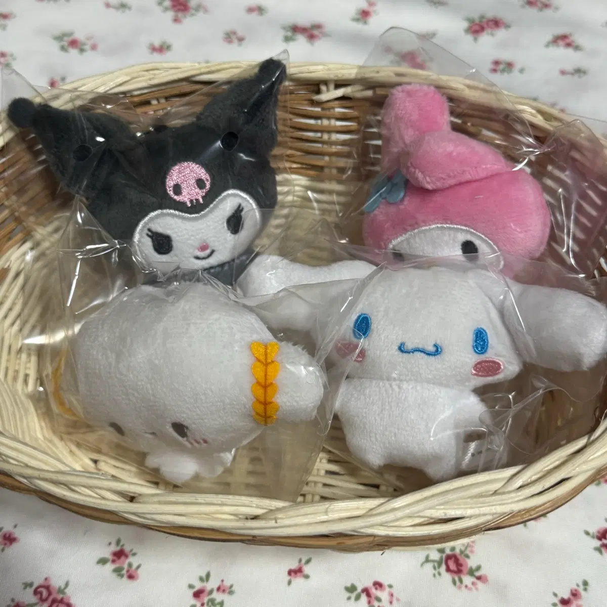 (선택 가능) 산리오 미니 치비 마스코트 키링