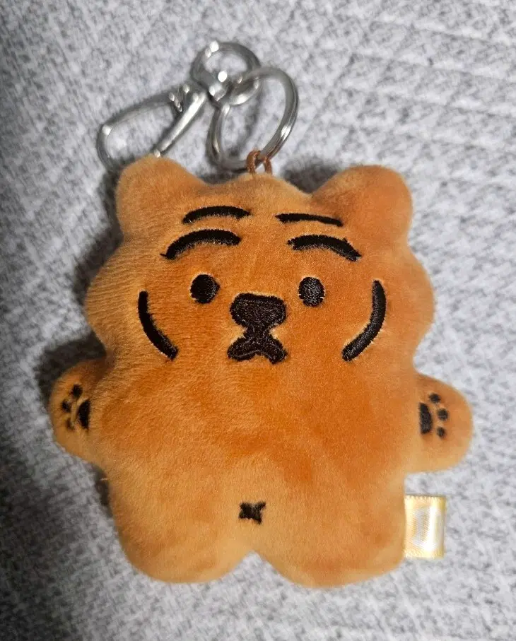 무직타이거 납작인형 키링