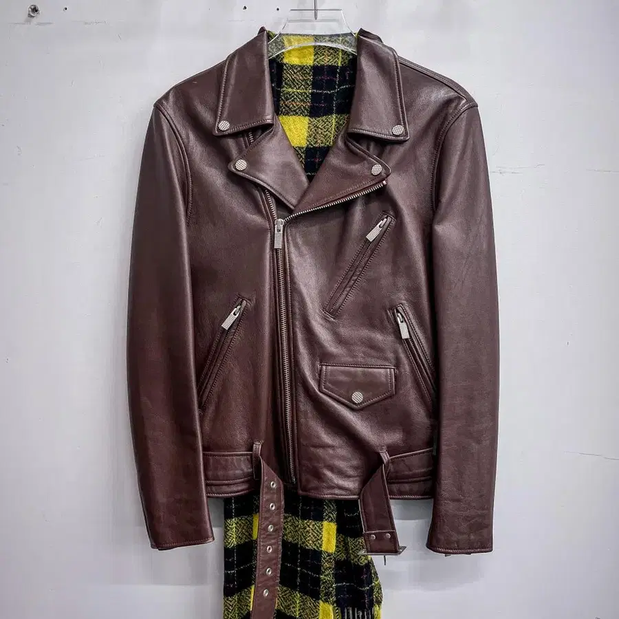 페노메논 15AW Cut-Off 레더 라이더 자켓 (국내 S) AG192
