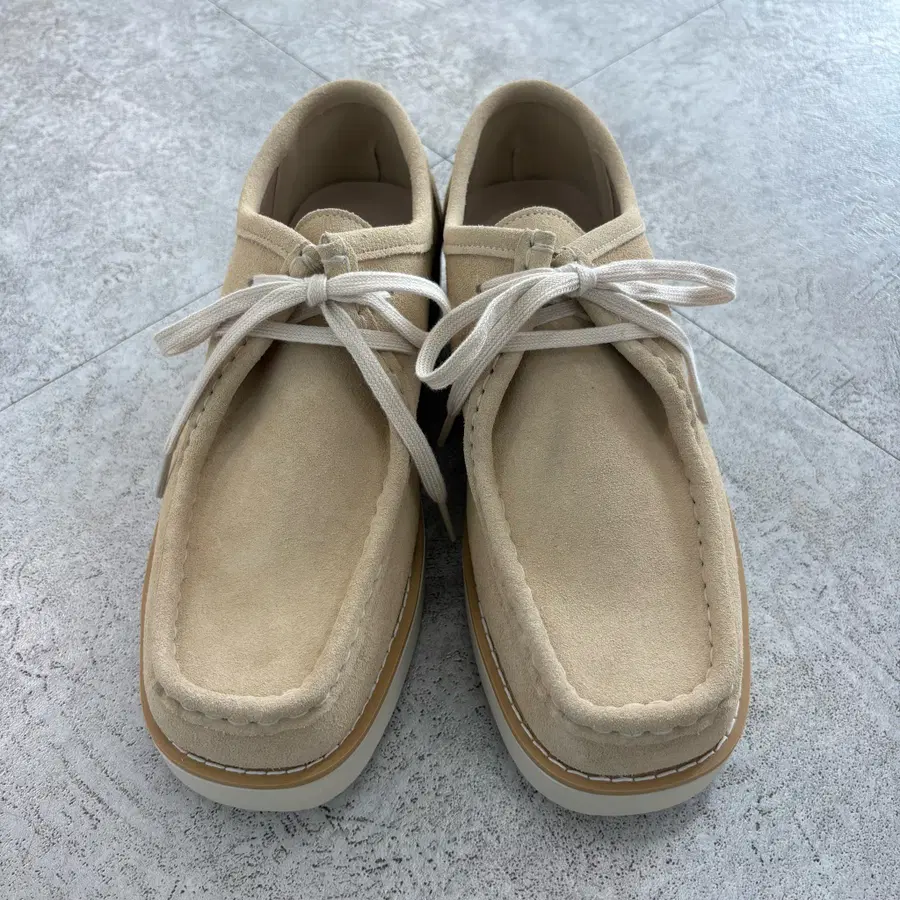 [260] 세컨드아뜨리에 4600BS [BEIGE] 남자 모크슈즈 (1번)