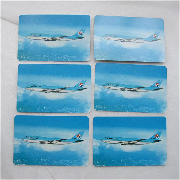 KOREAN AIR 대한항공 칼라 태극 로고 카드 기념품