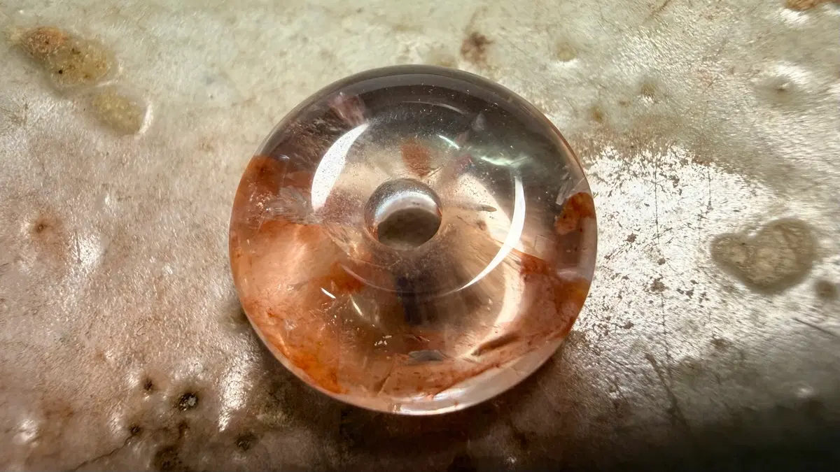 No.6247 천연 레드힐러 헤마토이드 목걸이용 팬던트 10.4ct