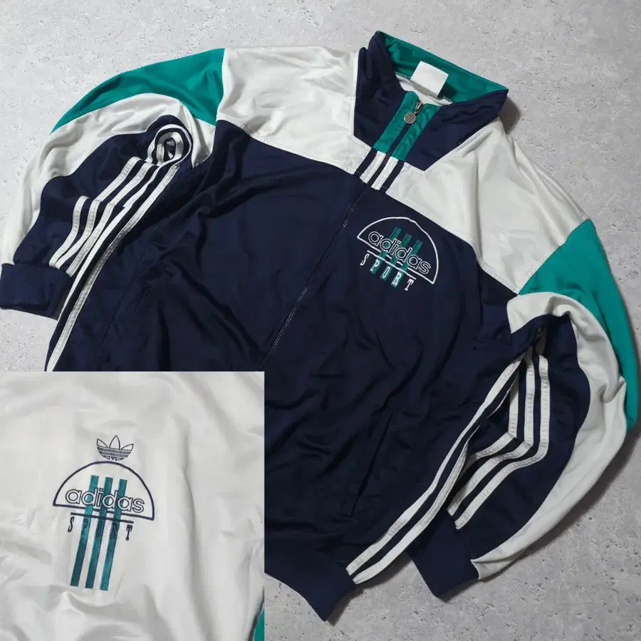2XL 아디다스 삼선 코르티스 트레이닝 져지 배색 자켓