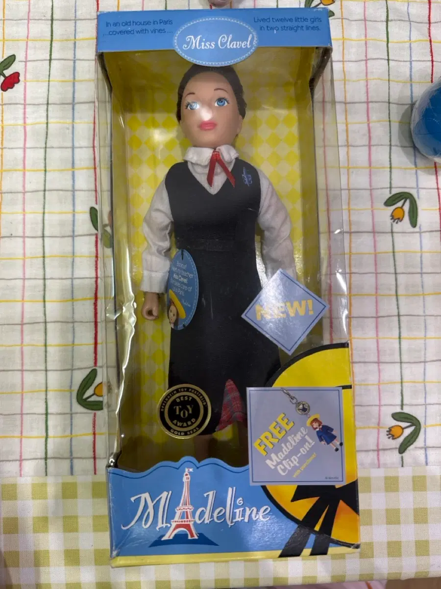 빈티지 마들린 미스 클라벨 선생님 인형
