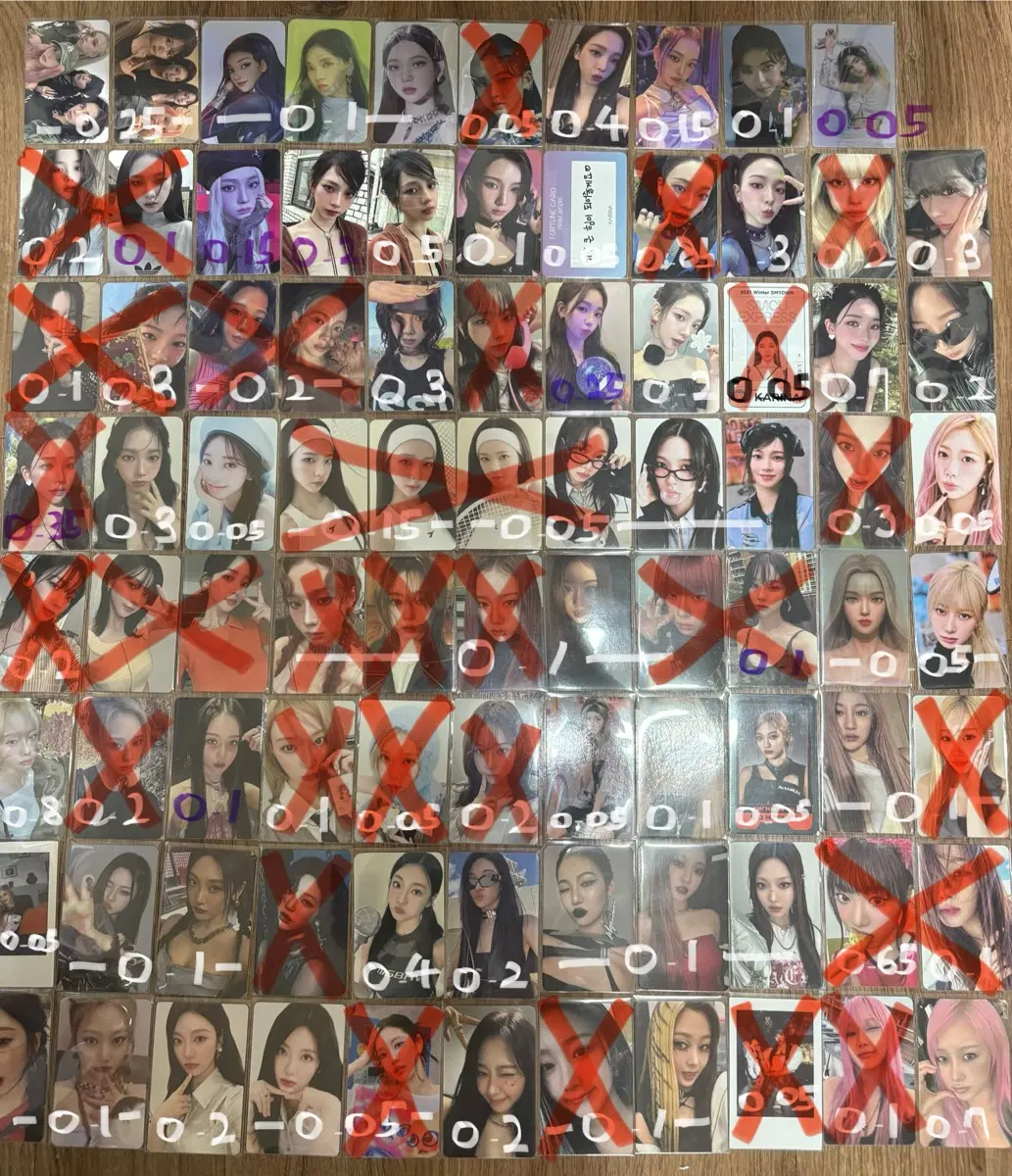 에스파 포토카드 판매합니다!