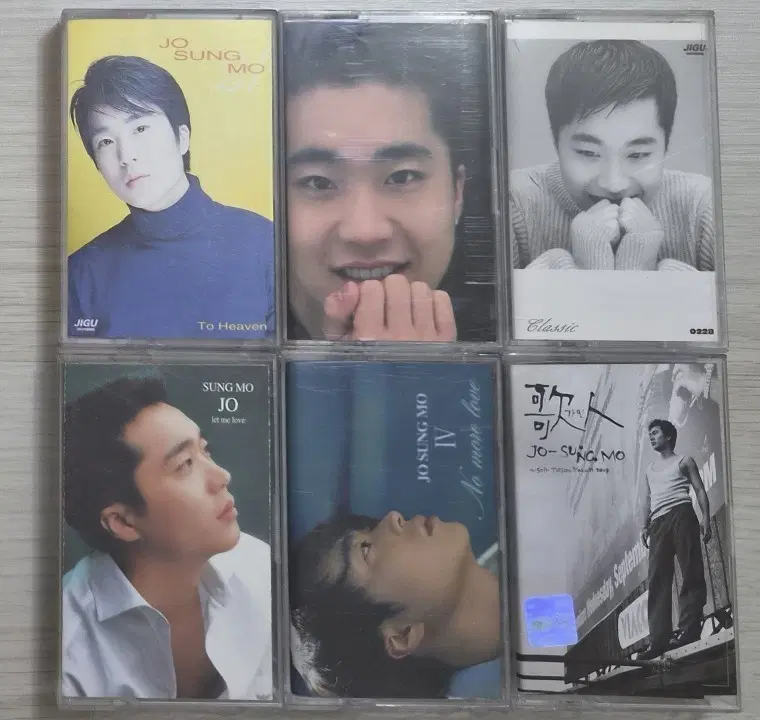 조성모 1-5집/2.5집 총 6장 (개봉 카세트테이프)