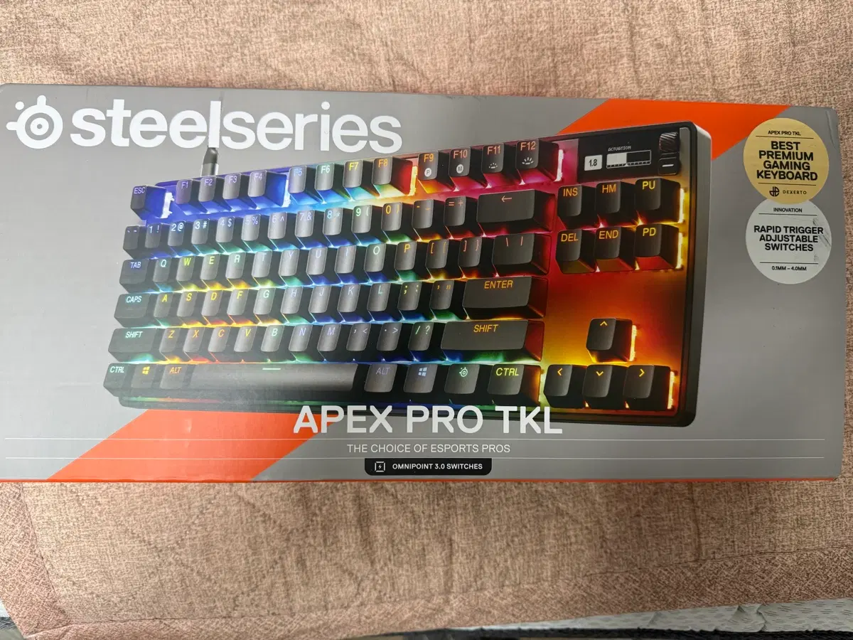 스틸시리즈 APEX PRO TKL 게이밍 키보드