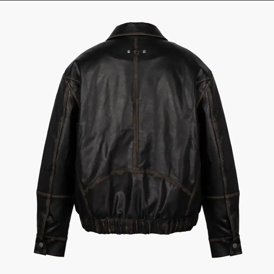 ROUGHNECK Washing Leather Blouson Jacket