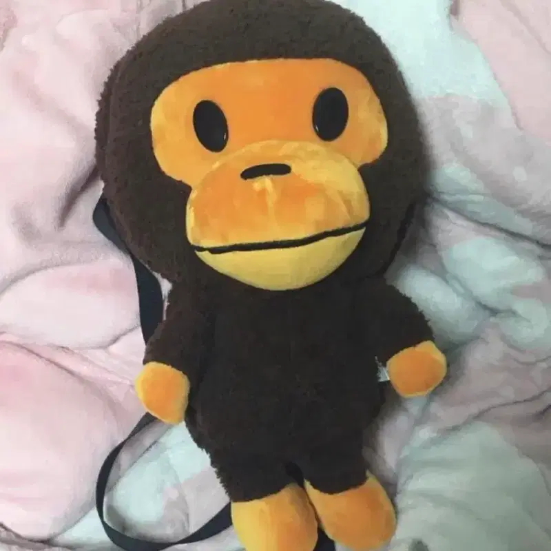 Bape 베이프 마일로 돌 백팩 가방 사루 후드집업 정품 원숭이 카모 끼끼 빈티지