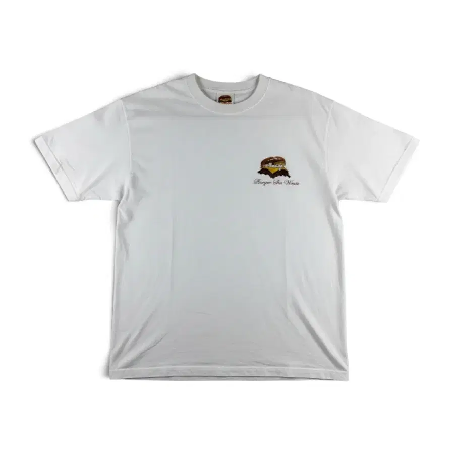 (XL) 유니클로 X Burger She Wrote 반팔 티 화이트