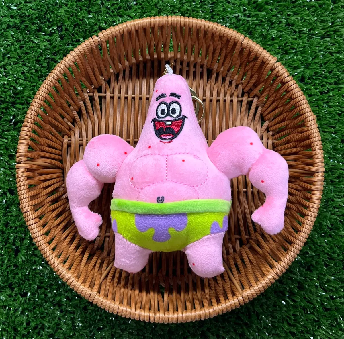 뚱이 근육 인형 키링