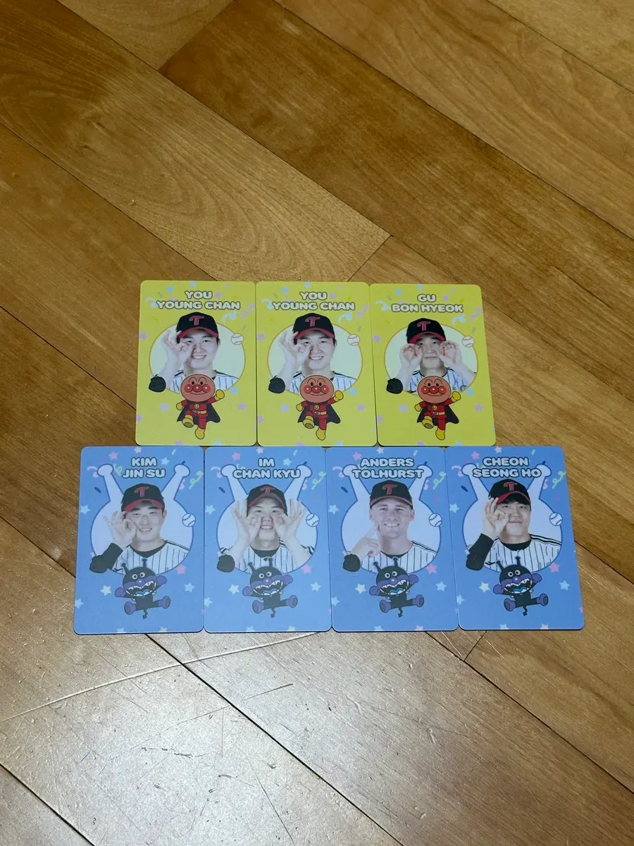 교환) 엘지 트윈스 호빵맨 포카 포토카드
